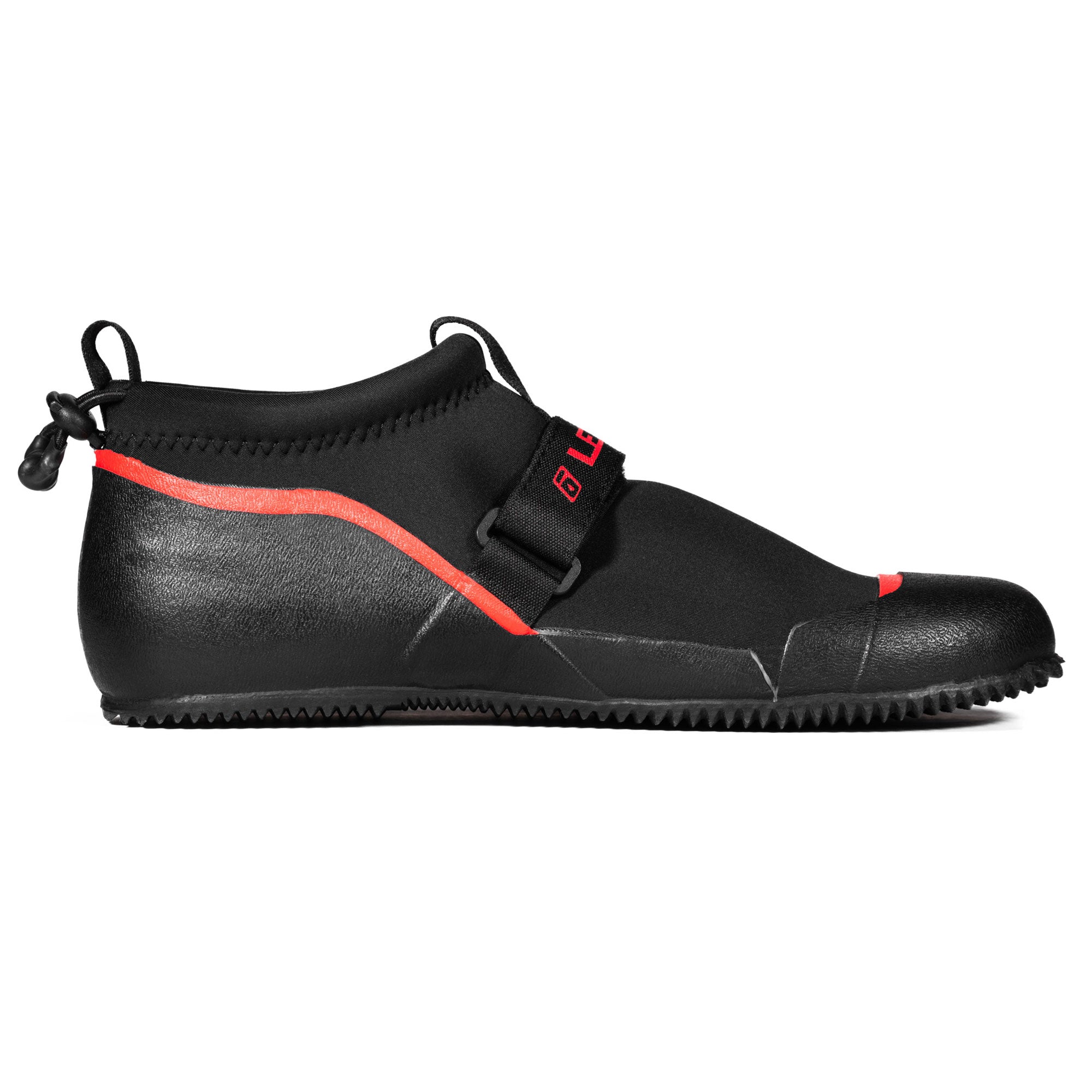 Level Six Creek 2.0 Men\'s Sz 8 Neoprene Boots Black Red Mid Top Water Sport Water Boot Roundup 2023 - Paddling Life main image 2