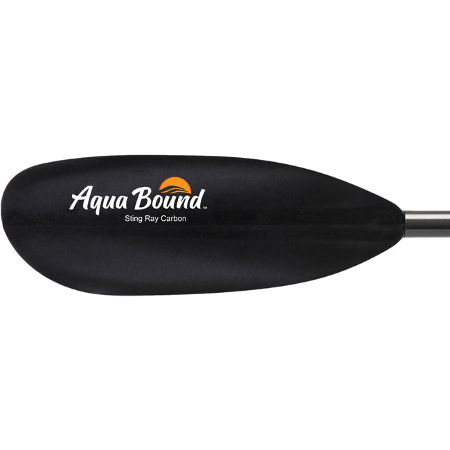 Aqua-Bound Sting Ray Carbon 2-Piece Kayak Paddle blade