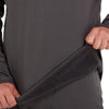 NRS Men's Expedition Weight Hoodie in Graphite model inside