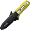 NRS Pilot Knife in Safety Yellow left Sheath