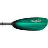 Aqua Bound Tango Fiberglass Straight Shaft 2-Piece Kayak Paddle in Green Tide blade right