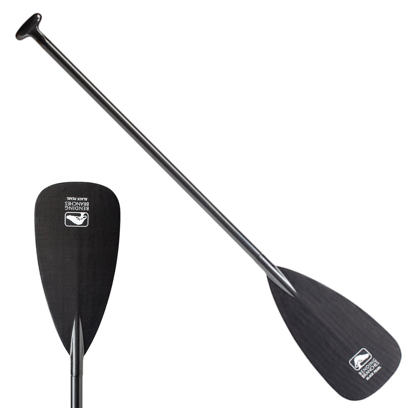 Bending Branches Black Pearl ST Carbon Straight Shaft Canoe Paddle angle