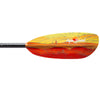 Aqua Bound Tango Fiberglass Straight Shaft 4-Piece Kayak Paddle in Fuego blade