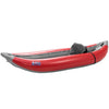 AIRE Outfitter I Inflatable Kayak in red angle