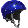 NRS Chaos Side-Cut Kayak Helmet in Blue angle