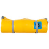 Paco Inflatable Mattress Sleeping Pad in Yellow rolled