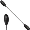 Bending Branches Angler Pro Carbon Straight Shaft 2-Piece Kayak Paddle in Black angle