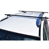 Malone Auto Racks SteelTop Universal Cross Rail System installed on a car
