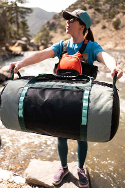 River Station Gear Mesh Duffel Large