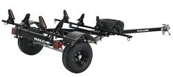 MicroSport Off-Road LowBed 2 Kayak Trailer Package (2 Saddle Up Pro & Spare Tire) - MPG444LBS-BLK