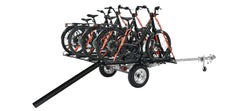 MicroSport LowBed 4 E-Bike Trailer Package (4 E-Bike Racks, Kick Stand, Spare Tire) - MPG464-B4