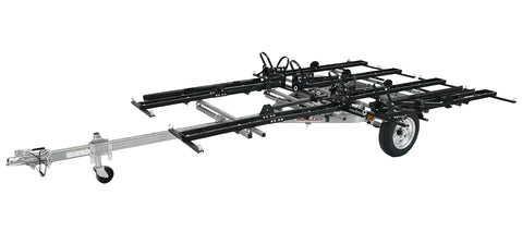 MicroSport LowBed 6 E-Bike Trailer Package (6 E-Bike Racks, Kick Stand, Spare Tire) - MPG464-B6