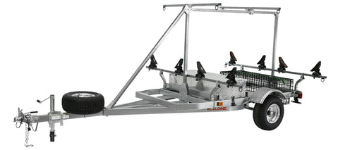 Malone MegaSport 2-Boat SaddleUp Pro Trailer Package w/ 2nd Tier - MPG550-TU