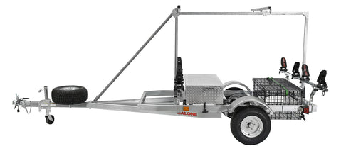 Malone MegaSport 2-Boat SaddleUp Pro Trailer Package w/ 2nd Tier - MPG550-TU