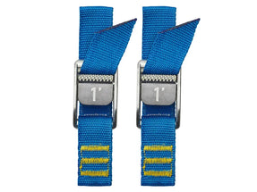 1foot blue tie down straps
