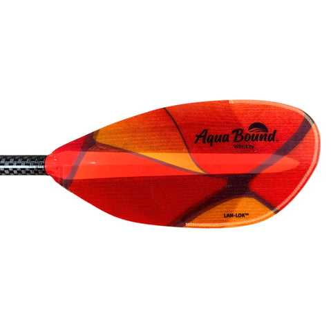 Aqua Bound Whiskey Fiberglass Bent Shaft Posi-Lok 2-Piece Kayak Paddle