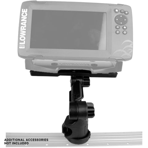 YakAttack Rectangular Fish Finder Mount with Track Mounted LockNLoad Mounting System