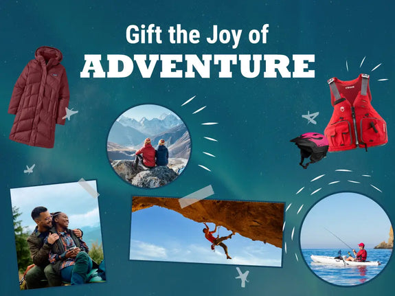 Gift the joy of adventure gift guide banner