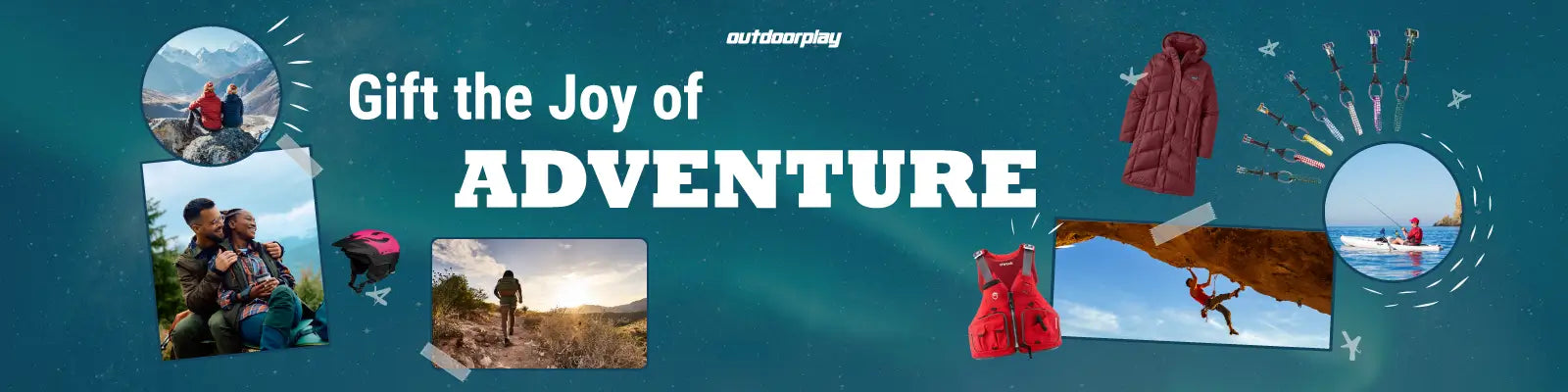 Gift the joy of Adventure gift guide banner