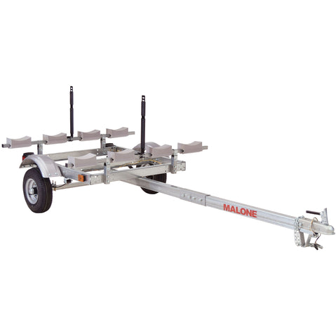 Malone EcoLight 4-Boat Stacker Kayak Trailer Package angle