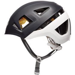 Black Diamond Capitan MIPS Rock Climbing Helmet in Black/White side