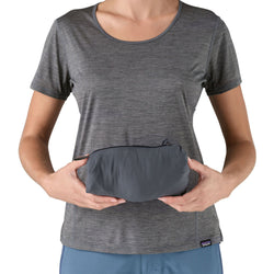 Patagonia Women's Nano-Air Ultralight Full-Zip Hoody in Smolder Blue packed