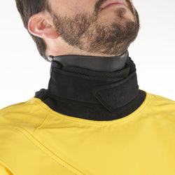 Level Six Rescue Pro Dry Suit in Yellow neck closure