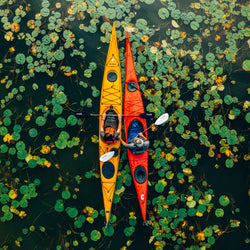 Aqua-Bound Manta Ray Carbon Posi-Lok 4-Piece Kayak Paddle lifestyle2