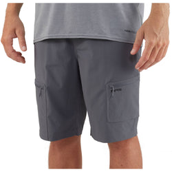 NRS Men's Lolo Shorts in Gunmetal model front