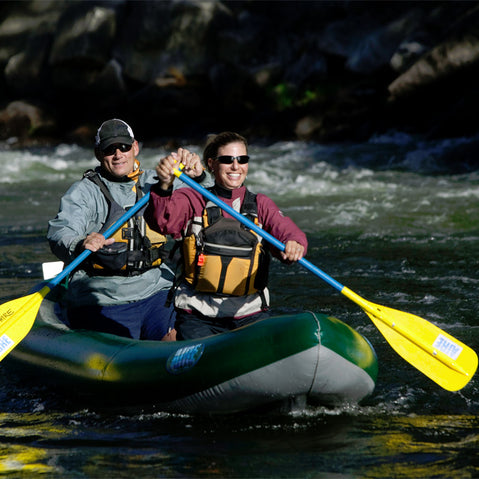 AIRE Traveler Inflatable Canoe  canoeing in whitewater