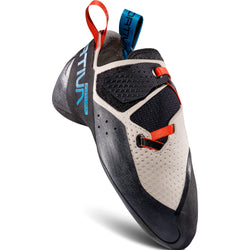La Sportiva Futura Rock Climbing Shoes in Chalk angle