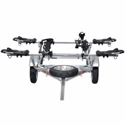 Malone MicroSport 2-Kayak 2-Bike Trailer Package front view
