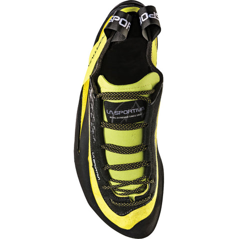 La Sportiva Miura Rock Climbing Shoes in Lime top
