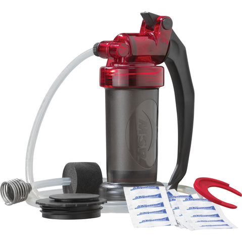 MSR MiniWorks EX Water Purifier System content