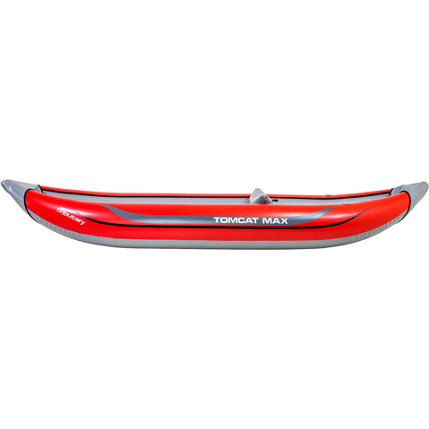 AIRE Tomcat Max Inflatable Kayak in Red side