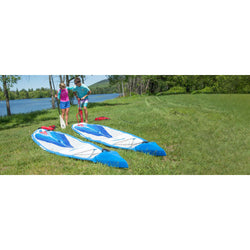 Sea Eagle NeedleNose 14 Inflatable SUP Board Electric Pump Package lifestyle