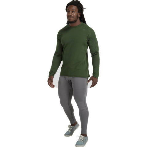 NRS Men's Lightweight Long Sleeve Shirt in Forest model front