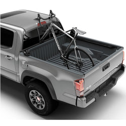 Used Thule Bed Rider Pro Truck Bed 2 Bike Rack with a bike loaded