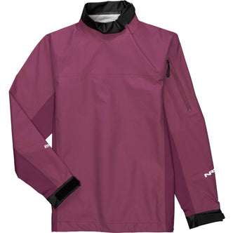 NRS Women's Endurance Paddling Jacket in Plum front