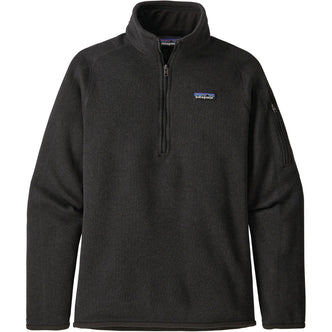Patagonia Women's Better Sweater 1/4 Zip Top in Black front
