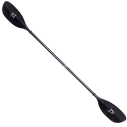 Werner Shuna Carbon Straight Shaft Kayak Paddle angle