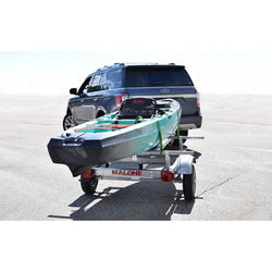 Malone EcoLight 1-Boat Kayak Trailer Package with kayak side