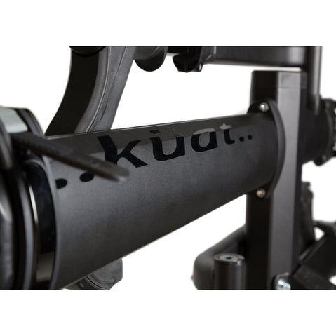 Kuat NV Base 2.0 & NV Base 2.0 Add-On Hitch Bike Rack Package in Matte Black closeup