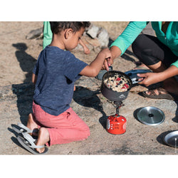 MSR Ceramic Solo Pot cooking