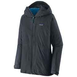 Patagonia Women's 3-in1 Powder Town Jacket in Smolder Blue outer jacket front