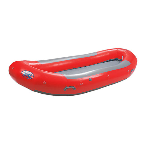 AIRE 143D Self-Bailing Raft in Red angle