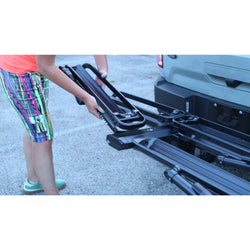 Kuat Piston Pro X 2 Bike Hitch Rack in Galaxy Gray lifestyle
