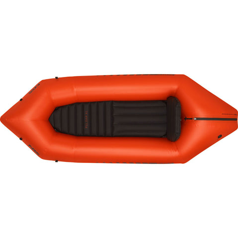 NRS Pulsar Packraft in Orange xl size top view