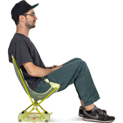 Nemo Equipment Moonlite Elite Reclining Camp Chair in Citron lifestyle