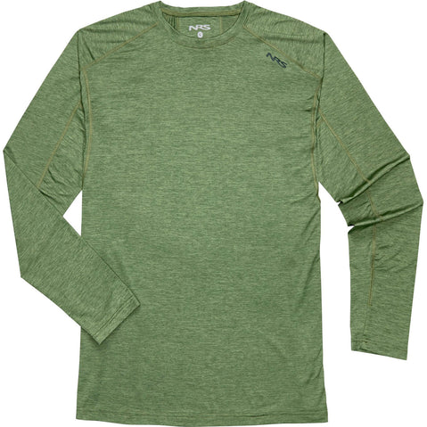 NRS Men's Silkweight Long-Sleeve Shirt in Pineneedle